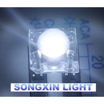 100pcs 5mm Clear Lens Piranha LED Diode Round Top Super Flux White Transparent Light Emitting Diode LED Lamp