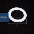 10pcs Sanitary Tri Clamp Silicone Gasket 50mm(OD)*35mm(ID) Type Ferrule Flange Sealing Gasket Ring Washer Thickness 5mm
