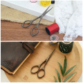 LMDZ Retro Scissors Cross Stitch Classic Vintage Antique European Craft Cutting Tool Handicraft DIY Home Tool Tailor Scissor