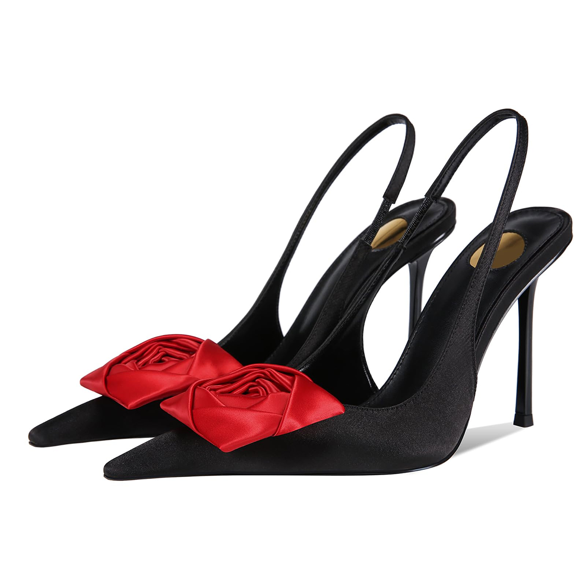 closed stiletto heels
