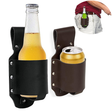 Basedidea Portable Belt Bag Outdoor Beer Storage Holster Climbing Camping Beer Cola Water Bottle Waist Bag