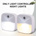 LED Night Lights Dusk-to-Dawn Mini Auto Light Sensor Control EU US Plug in LED Night Lamp For Kids Baby Bedroom Bedside Lamp