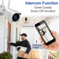 1080P HD Wireless Wifi Security Camera Outdoor Home IP Camera IMX307 Onvif Night Vision CCTV Surveillance Two-way Audio