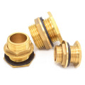 Brass Water Tank Connector 1/2" 3/4" 1" BSP Threaded Male Pipe Plumbing Fittings Bulkhead Nut Jointer