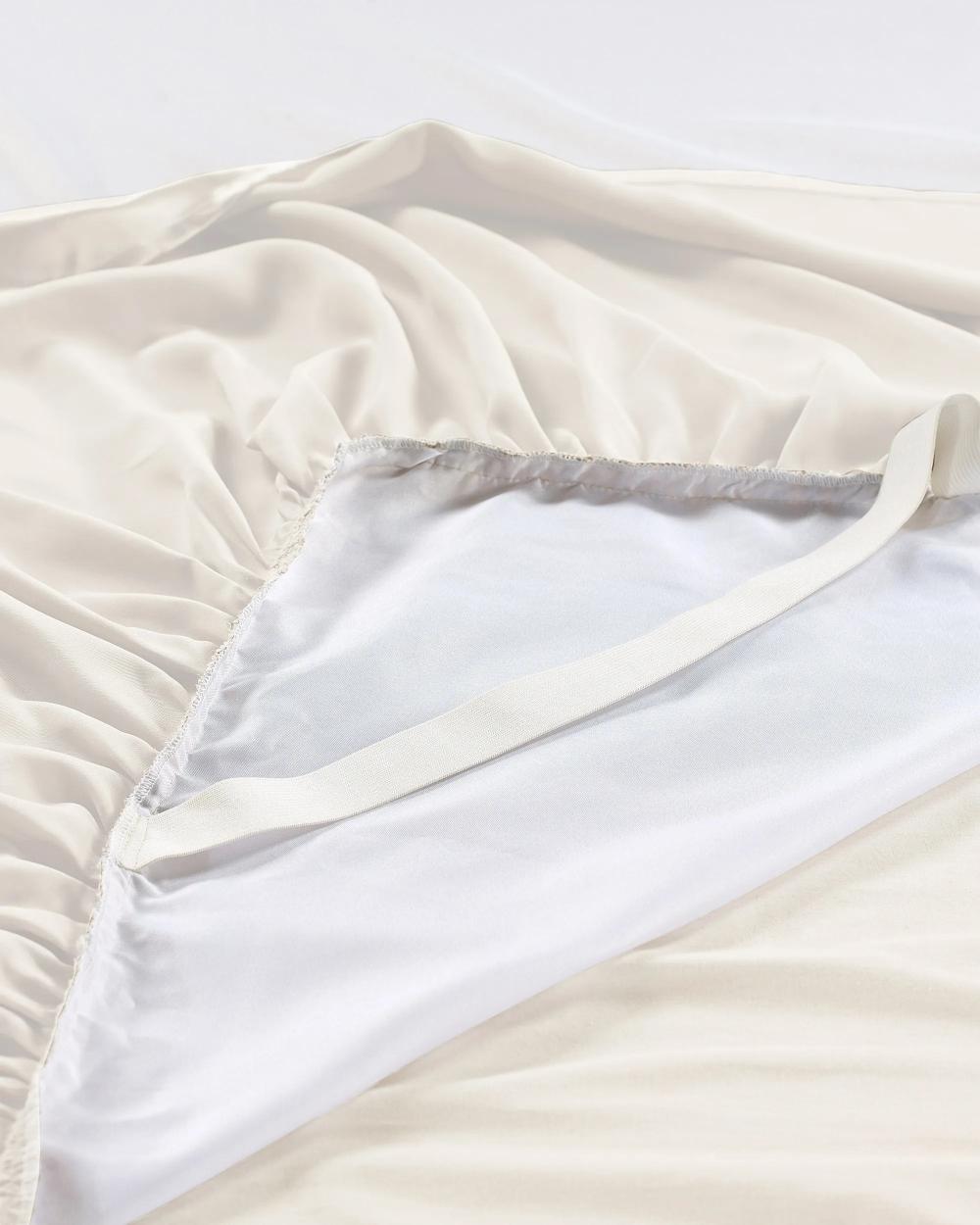 Bedding Luxurious & Ultra Soft 22 Momme Silk Bedskirt King Queen Twin