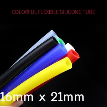 Colorful Flexible Silicone Tube ID 16mm x 21mm OD Food Grade Non-toxic Drink Water Rubber Hose Milk Beer Soft Pipe Connector