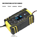 LEEPEE Car Battery Charger Lead Acid Battery Pulse Repair Tools Digital Display Automatic Auto Motorcycle Accessories 12V 24V
