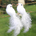 1/2PCS Foam Artificial Bird Flower Supplies For Wedding Christmas Tree Decoration DIY Scrapbooking Wreath Fake Flowers