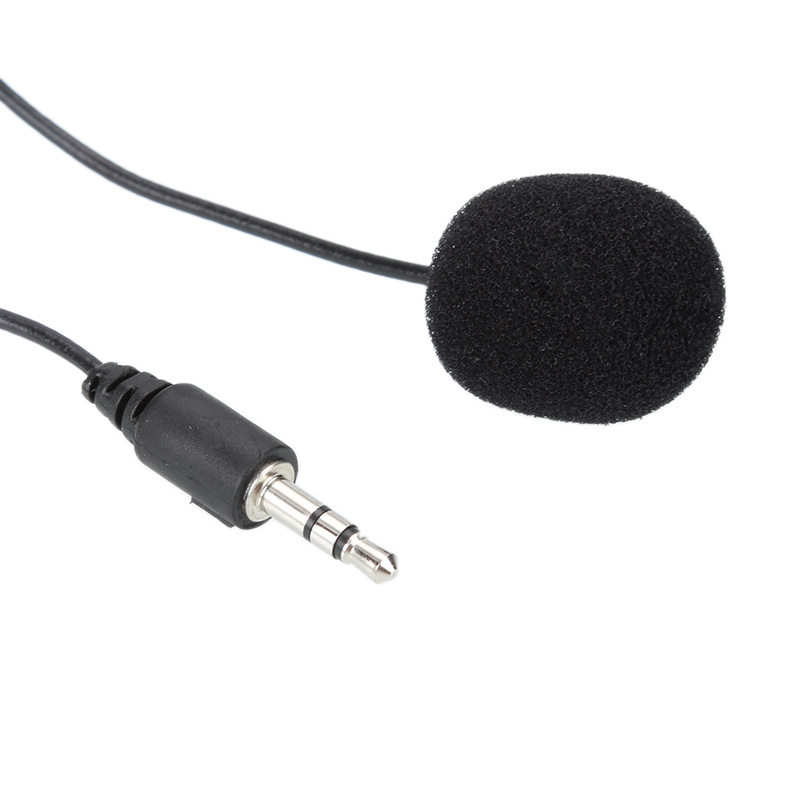 External Clip-on Lapel Lavalier Mic Wired Mini Microphone Recording 3.5mm Voice Amplifier For Iphone Android Mobile Phone NEW