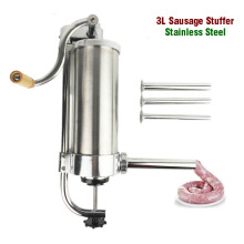 3L/6lbs Household Vertical Sausage Stuffers Stainless Steel Sausage Maker Meat Filling Machine