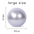 95cm PVC Large Yoga Ball Fitness Balls Thickened Explosion-proof Rehabilitation Exercise Home Gym Pilates Equipment With Pump