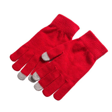 Winter Touch Screen Gloves Women Men Warm Stretch Knit Mittens Imitation Wool Full Finger Guantes Female Crochet Thicken Luvas