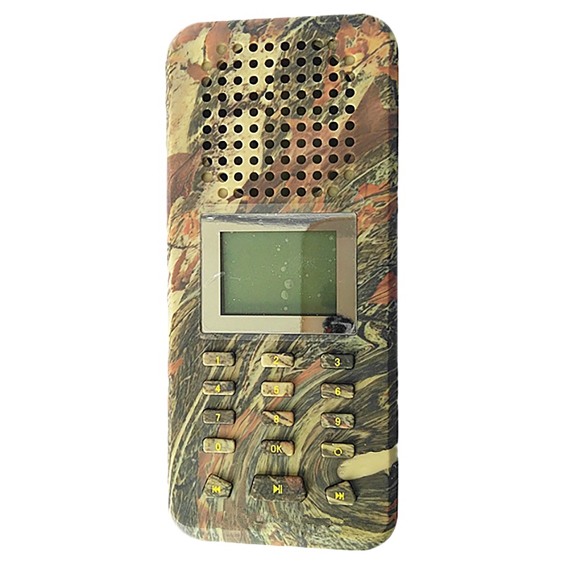 Outdoor Hunting Decoys Predator Sound Caller MP3 Player Built-In 200 Bird Voices Outdoor MP3 Bird Caller Camouflage Color