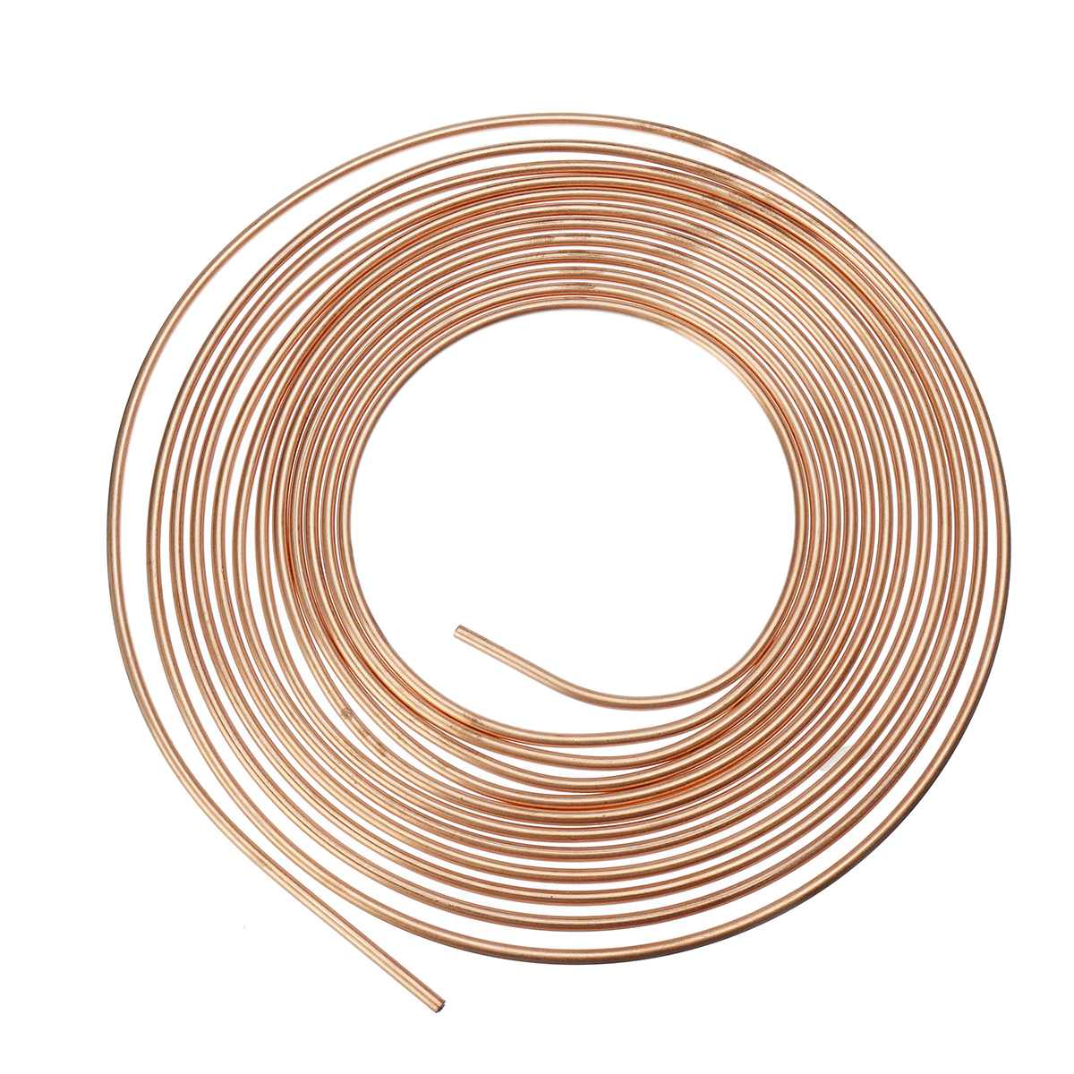 25ft 7.62m Roll Tube Coil of 3/16 OD Copper Nickel Brake Pipe Hose Line Piping Tube Anti-rust