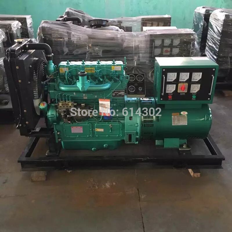 weichai Ricardo 30kw diesel generator with ZH4100D diesel engine and brush alternator/diesel generator for power