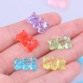 10/20Pcs Simulated Bear Candy Polymer Slime Box Toy Charms Lizun Modeling Clay DIY Kit Accessories For Kids Children