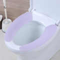 Wholesale Soft Comfortable Artificial Fiber Washable Bathroom Toilet Seat Cover Mat Lid Closestool Cloth Random