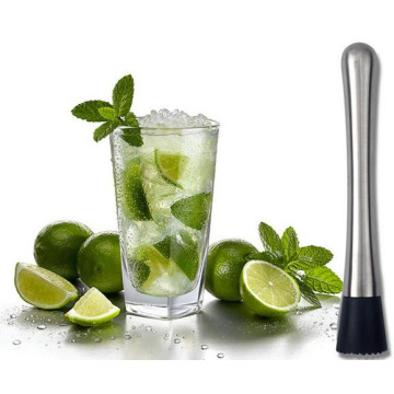 Cocktail Muddler Stainless Steel Bar Mixer Barware Mojito Cocktail DIY Drink Fruit Muddler Crushed Ice Barware Bar Tool