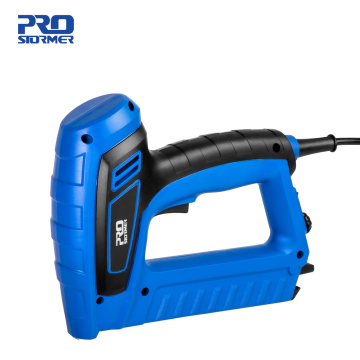 2000W Electric Staple Gun 220V-240V Power Adjustable Nail Gun Furniture Woodworking Upholstery Tools Nailer Stapler PROSTORMER