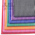 Thin Cotton Fabrics Fat Quarters Tilda Cloth Quilting Scrapbooking Patchwork Pattern 7Pcs Mix Colorful Stripe Fabric 50x50CM