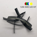 5 x 100pcs/Color=500pcs New 1206 0805 0603 Red/Green/Blue/White/Yellow SMD LED kit