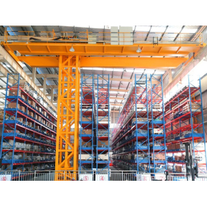 intelligent overhead warehouse stacker