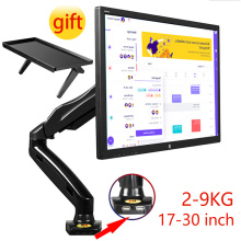 NB F80 USB3.0 Desktop Gas Spring 17-27" LCD LED Monitor Holder Mount Arm Full Motion Display Stand Loading 2-9 kg mount stand