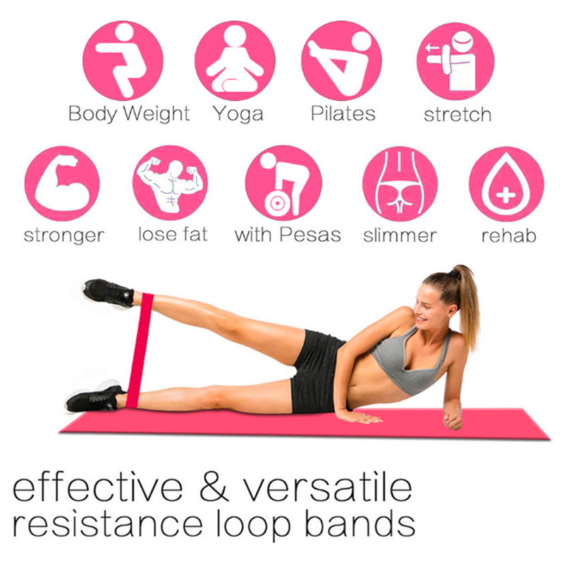 5 Levels Resistance Fitness Training Bands Crossfit Rubber Bands Pilates Loops Latex Yoga Exercise Bands elastic bands for fit