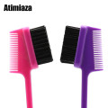 Drop Shipping Edge Brush Comb Vendor Double Sided 3 in 1 Edge Control Brush For Baby Hair Salon Hair Comb Brushes Beauty Tools