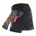 SUOTF Dragon Breathable Fighting MMA Shorts Grappling Sanda Muay Thai Clothing Tiger Muay Thai mma Kickboxing Training Short