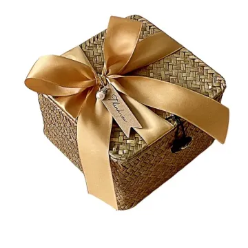 Rattan Bamboo Box & Woven Gift Basket Collection