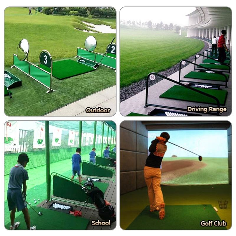 Wholesales Golf Range Mat Professional Hitting Mat Insert Tee Nylon Grass Golf Simulator Mat Outdoor Sport Training Aids6