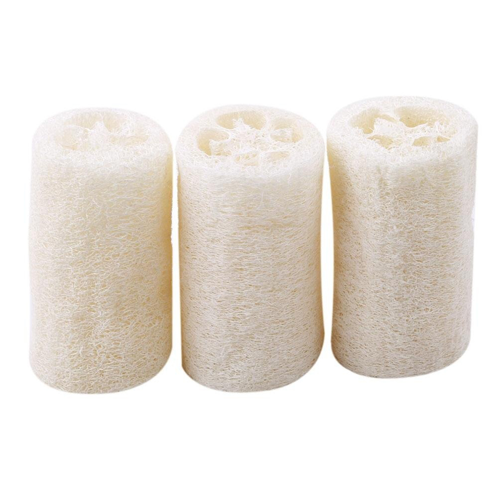 1 Pc New Natural Loofah body scrub Gourd Sponge Bath Rub Dishes Cleaning Exfoliating cream psoriasis Scrubber Tool 10cm