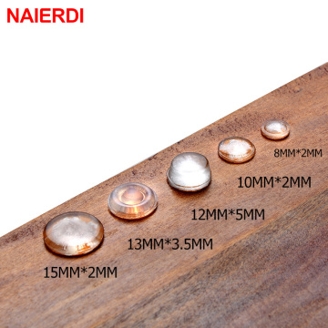 NAIERDI 30-80PCS Self Adhesive Silicone Rubber Damper Buffer Cabinet Bumpers Furniture Pads Cushion Protective Hardware