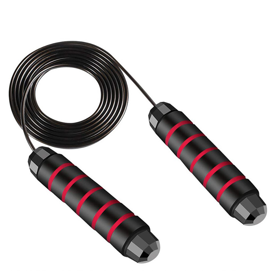 Weight-bearing skipping fitness rope weight reduction Skipping Rope Tangle-Free with Ball Bearings Rapids Speed Jump Rope Cable