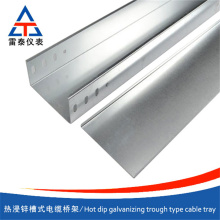 Hot dip galvanizing trough type cable tray