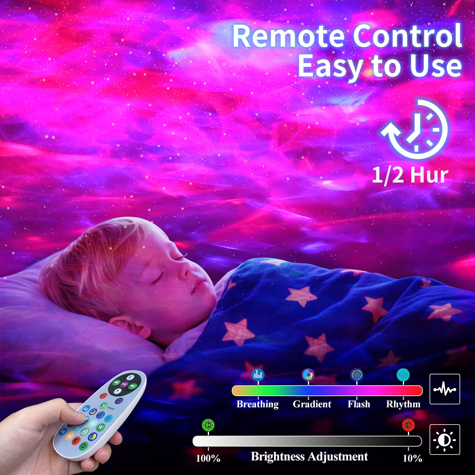 Home Theater Music & Light Projection Lamp