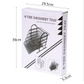 High Quality Office Filing Trays Holder A4 Document Letter Paper Wire Mesh Storage Organizer Metal Wire Storage Holder