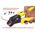 JX-1601-06 Terminal Crimping Pliers Wire Crimper 0.25-6.0mm2 AWG24-10 Ferrule Electrical Press Pliers Hand Tools