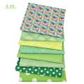 8pcs/Lot,Plain Cotton Fabric,Patchwork Cloth,Green Series Of Handmade DIY Quilting & Sewing Crafts,Cushion,Bags Textile Material