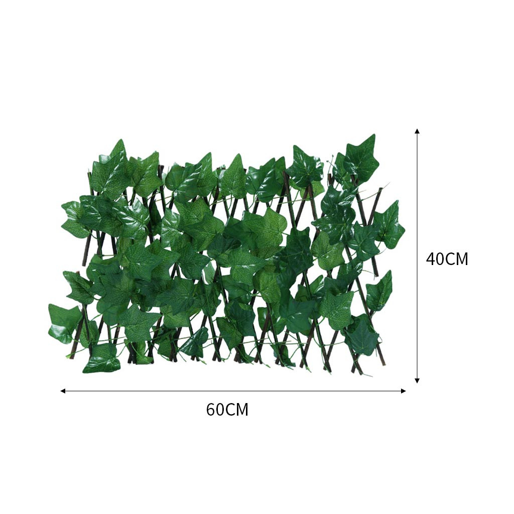 Greenery Walls Simulation Fence Telescopic Fence Balcony Privacy Screen Garden Fence Artificial Garden Plant Fence UV Protected