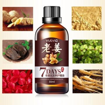 7 Days Ginger Hair Growth Essential Oil Hairs Essential Serum Growth Oils Hair Y6O0