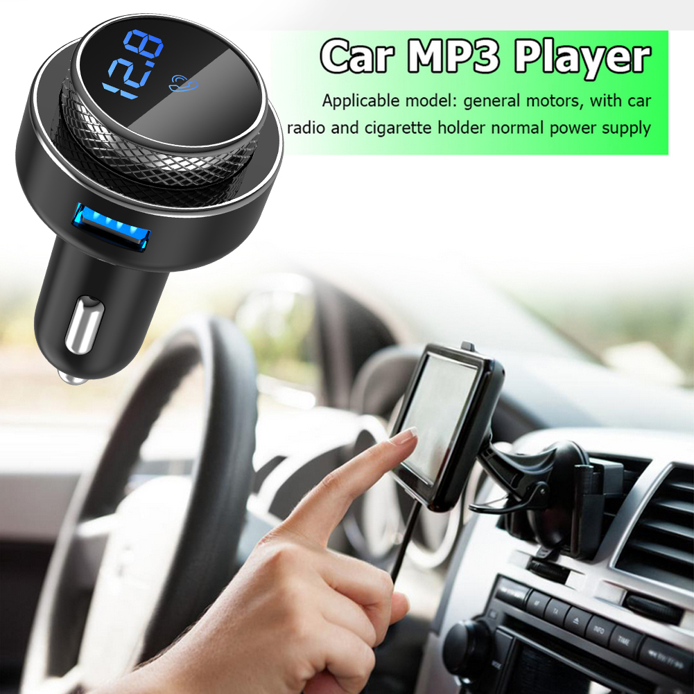 FM Transmitter for Car Fast Charger QC3.0 USB Charger car usb charger mp3 player Bluetooth 5.0 Handsfree wireless car kit