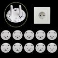 10X Power Kid Socket Cover Baby Child Protector Guard Mains Point Plug Bear New Anti Electric Shock Plugs Protector Rotate Cove