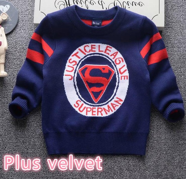 2020 Autumn Winter Boys Sweaters striped Thicken Baby Pullover Knit Kids Clothes Cartoon Whale hat Children Boy Student Clothing