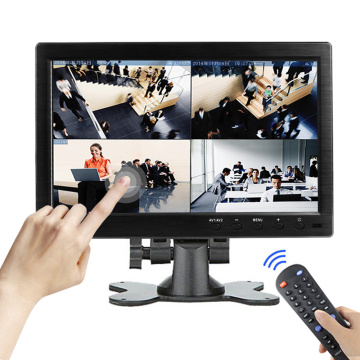 portable 10.1 inch lcd hd touch screen monitor pc ips 1920x1200 small mini display With BNC AV VGA HDMI USB gaming monitor