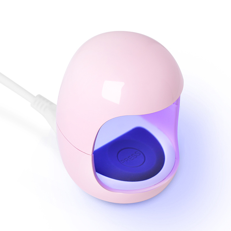 3W Egg Shape UV LED Lamp for Nail Single Finger Lamp Nail Gel Polish Dryer Drying Machine Smart Sensor 30s /40s Fast Dryer