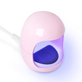 3W Egg Shape UV LED Lamp for Nail Single Finger Lamp Nail Gel Polish Dryer Drying Machine Smart Sensor 30s /40s Fast Dryer