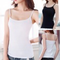 New Satin Women Thin Wild Solid Camis Vest Women Tank Tops Female 2020 Summer Sexy Strap Basic Tops Chiffon Sleeveless Camisole