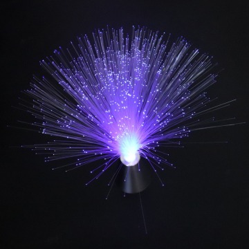 34cm width led fiber optic color changes itself colorful pmma plastic optical fiber light ABS crystal lighting lamp IL